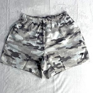 Gymshark ARRIVAL 5" SHORTS Camo Size XS Men’s